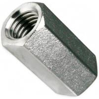 Гайка-муфта соединительная М5х15 DIN 6334 нержавеющая сталь А2